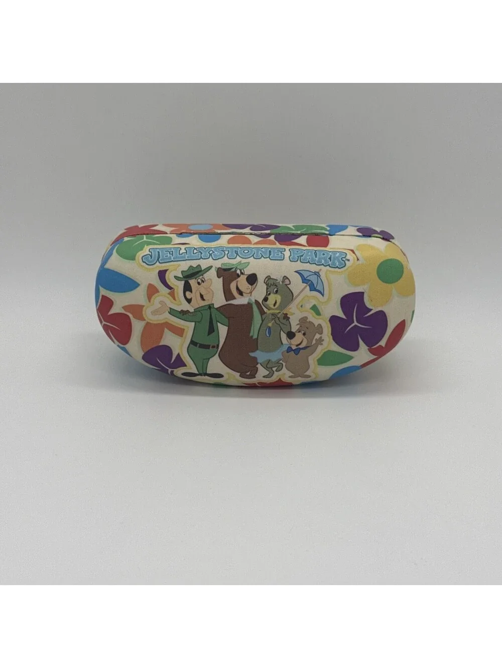 Yogi Bear Jellystone Park Eyeglass Case Clamshell Hanna Barbera Microfiber Cloth